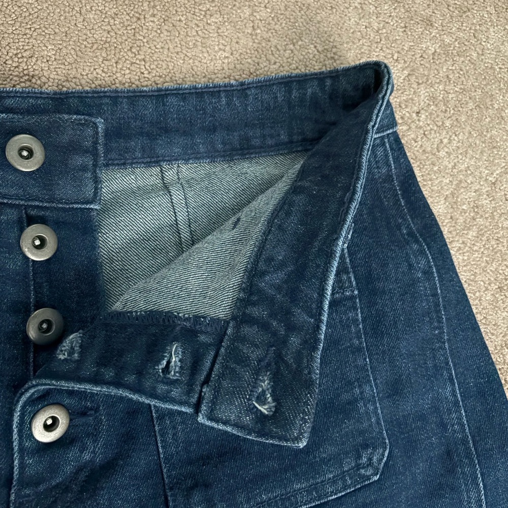 Old Navy Dark Blue Jean Shorts - Picture 4 of 4